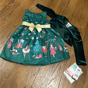 Bonnie Jean 2 piece nutcracker dress